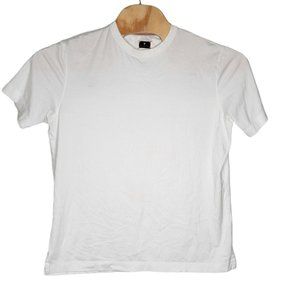 Left Coast‎ Tee XL Solid White Men's Crew Neck T-Shirt